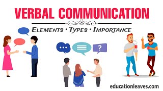 What is Verbal Communication Key Elements  Types  Importance  Full Explained communication [upl. by Maryrose618]