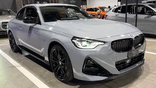 NEW BMW 2 Series Coupe 2023  FIRST LOOK amp visual REVIEW new CURVED screen M240i [upl. by Mccomb]