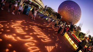 Epcot Walt Disney World New Years Eve Vlog 201617 [upl. by Lehte]