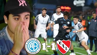 BELGRANO 1 INDEPENDIENTE 1  Reacción de Hinchas de Belgrano  Copa de la Liga 2024  El Cross [upl. by Hniv660]