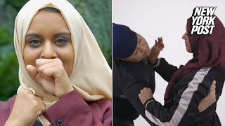 Muslim Woman Teaches SelfDefense Techniques Like the Hijab Grab  New York Post [upl. by Enyala]