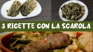 3 Ricette Con La Scarola 😍 [upl. by Zebapda]