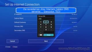 PlayStation 4 PS4 How to add static IP address [upl. by Llehsad]