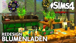 Die Sims 4 Blumenladen Redesign mit Jahreszeiten  Lets Build deutsch [upl. by Nnaegroeg]