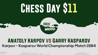 Anatoly Karpov vs Garry Kasparov  Karpov  Kasparov World Championship Match 1984 [upl. by Annoid]