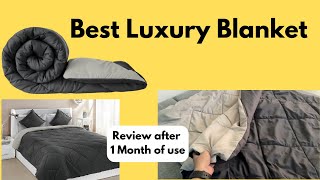 Best Luxury Blanket  Amazon Brand Solimo Microfibre Reversible Blanket Comforter [upl. by Siuol]