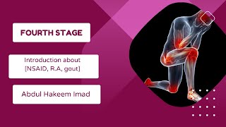 Introduction about NSAID RA goutPharmacology III  second course4th stageBy عبد الحكيم عماد [upl. by Iives]