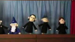 Harry Potter Puppet Pals  The Mysterious Ticking Noise Video With Lyrics [upl. by Aicinad]