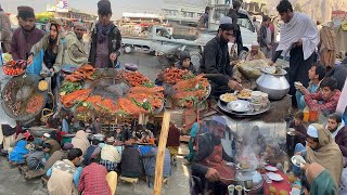 Morning Food in Afghanistan  BreakFast  street food in Afghanistan [upl. by Schwarz]