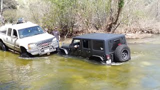 March 17 2019 Azusa canyon OHV Off Road 1st water crossing [upl. by Nikaniki]