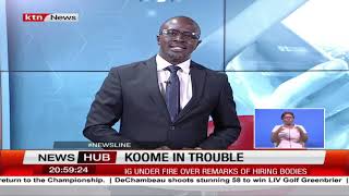 Koome in trouble KTN News open letter to IG Koome [upl. by Adliw30]