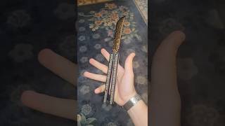 Laminated Demon Atropos Knife  Helix Every Balisong I Own balisong [upl. by Nadroj]