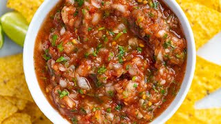 Quick and Easy Salsa Recipe [upl. by Paviour]