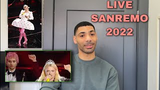 American Reacts to La rappresentante di lista  Ciao Ciao Sanremo 2022 Live [upl. by Shandee]