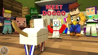 Toy Story 45 Meet Doggo Minecraft Animation [upl. by Cornel]