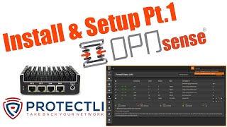 OPNsense Install amp Setup Pt1 Protectli FW4B Unit [upl. by Siocnarf]