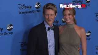 Revenge Emily VanCamp Gabriel Mann arrive at 2013 ABC TCA Summer press tour party [upl. by Rayford]