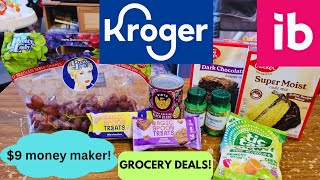 MONEY MAKER KROGER IBOTTA COUPONING HAUL AWESOME DEALS AT KROGER SAVING ON GROCERIES AND FOOD 🙌 [upl. by Surbeck]