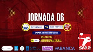 Rotogal Boiro Voleibol 🆚 Club Vigo Voleibol  Superliga Masculina 2  🏐 Jornada 6 🏐 [upl. by Calmas]