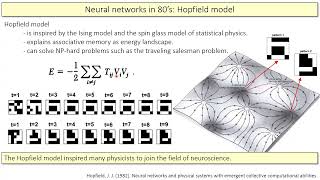 Neural networks and the brain in 1980’s and 1990’s [upl. by Hilde]