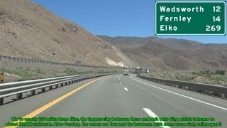 Interstate 80 East from Sparks to Fernley Nevada [upl. by Berny]