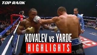 Kovalev vs Yarde Highlights from Kovalevs KO Win [upl. by Viquelia]