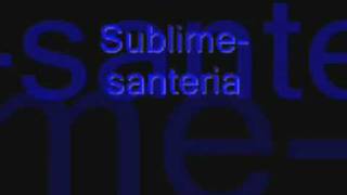 Santeria with lyrics [upl. by Veradi]