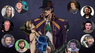 JoJos Bizarre Adventure  Stone Ocean  Episode 35 Jotaro Saves Jolyne  Reaction Mashup [upl. by Erine950]