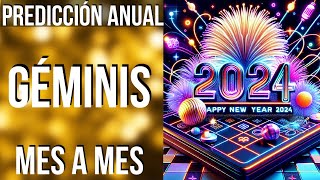 GÉMINIS PREDICCIONES 2024 MES A MES [upl. by Aihtak]