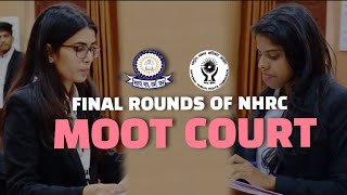 Final Rounds  NHRCDNLU Moot Court Competition l DNLU Jabalpur [upl. by Harneen]