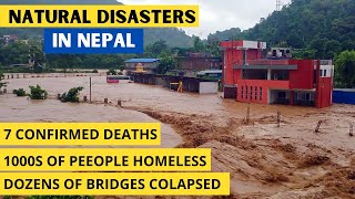 FLOODS IN NEPAL  SCARIEST NATURAL DISASTERS CAUGHT ON CAMERA [upl. by Niwrud]