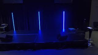 Stage Design Working with LED Tape and Making Mobile Poles [upl. by Elhsa755]