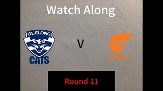 Geelong Cats v GWS Giants  Watch along Live Stream  AFL 2024 [upl. by Dranyl]