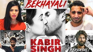 KABIR SINGH BEKHAYALI Music Video Reaction  Shahid Kapoor Kiara Advani  Sandeep Reddy Vanga [upl. by Heilman]