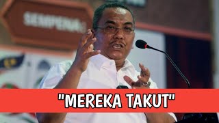 Nampak sangat ph takut pada sayaMb Sanusi [upl. by Genevra]