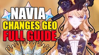 ULTIMATE NAVIA GUIDE BEST WEAPONS ARTIFACTS AND MUCH MORE  GENSHIN IMPACT [upl. by Silver]