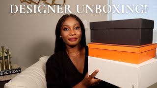 NEW IN LUXURY HAUL  HERMES DOLCE amp GABBANA AMINA MUADDI [upl. by Allerus]