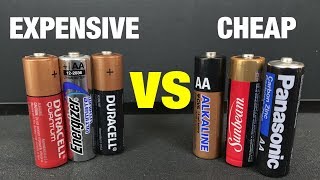 Expensive Batteries vs Cheap Batteries [upl. by Hgielrak773]