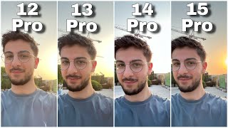 iPhone 15 Pro vs 14 Pro vs 13 Pro vs 12 Pro Photo and Video Test [upl. by Raina]