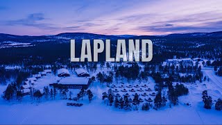 Lapland Finland  4k Drone Footage [upl. by Honeyman]