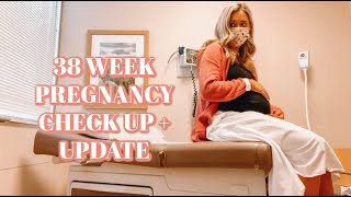 EMOTIONAL 38 WEEK PREGNANCY APPOINTMENT AND UPDATE  DILATED  MEMBRANE SWEEP  INDUCTION DATE [upl. by Mitzl61]