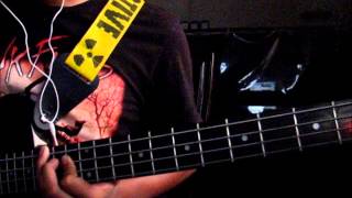 Shinobi VS Dragon Ninja  Lostprophets  Bass Cover [upl. by Marfe]