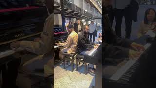 Amazing Boogie Woogie Duet With Two Pianos [upl. by Noiz]