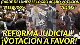 TRUINFA APLANADORA MORENA VOTACION A FAVOR REFORMA JUDICIAL SE TERMINO HOY EN VIVO Y EN DIRECTO [upl. by Poirer588]