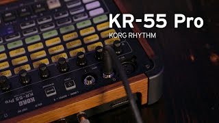 KORG KR55 Pro a Comprehensive Rhythm and Drum Machine [upl. by Benedetto]