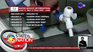 Water interruption ng Maynilad sa ilang bahagi ng Cavite at Las Piñas simula na bukas  SONA [upl. by Rabma]