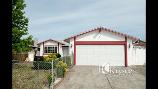 Vallejo Homes for Rent 3BR2BA by Krystle Properties  Vallejo Property Management [upl. by Eimac]