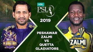 Match 23 Full Match Highlights Peshawar Zalmi Vs Quetta Gladiators  HBL PSL 4  HBL PSL 2019 [upl. by Aekahs344]