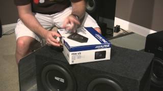 SQ Car Audio Project Part 9 Alpine PDXV9 Amp and RE 10quot Subs Test [upl. by Hyps]