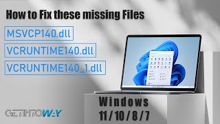 How to Fix MSVCP140dll VCRUNTIME140dll and VCRUNTIME1401dll  Windows 11 10 8 7 [upl. by Enehpets]